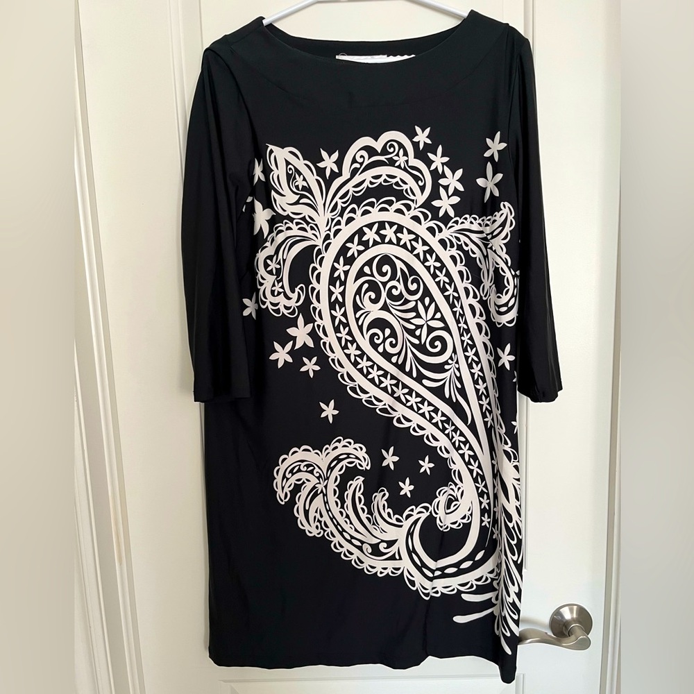 AA STUDIO midi dress with beautiful paisley print size 12